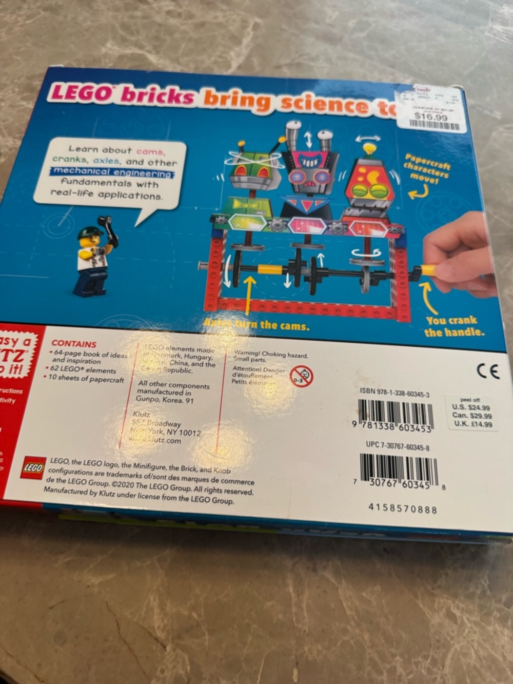 Klutz Lego Gear Bots Science/STEM Activity Kit for 8-12 years - Picture 4 of 7